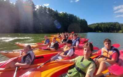 Obóz młodzieżowy, Piecki - obóz "Wodne Wakacje" Mazurskie Chaty, 10 dni 10-14 lat